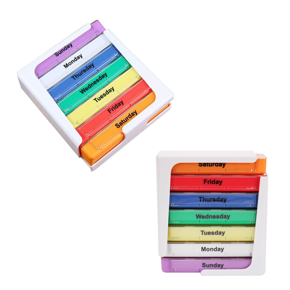 Villcase 28 Grids Portable Pill Organizer Container
