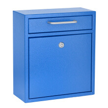 AdirOffice Briefkasten zur Wandmontage  Briefkasten mit Schloss und Schlsseln  robuster, an der Wand montierter abschliebarer Briefkasten und Gel
