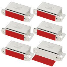 Chiusura magnetica per armadietti Jiayi, confezione da 6, chiusura magnetica per cassetti, 30 libbre, chiusura magnetica per armadietti, chiusura