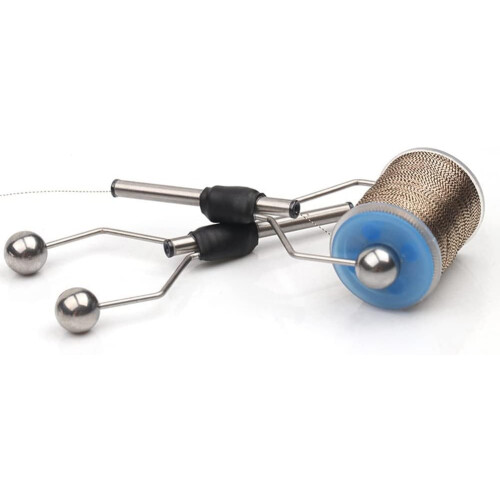 2PC Double Bi-Ceramic Tip Fly Tying Bobbin Holder For Standard Bobbin Lure Making Tool 2