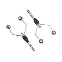 2PC Double Bi-Ceramic Tip Fly Tying Bobbin Holder For Standard Bobbin Lure Making Tool