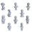 10Pcs Miniature Resin Plaster Sculpture Teaching Craft 1