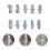 10Pcs Miniature Resin Plaster Sculpture Teaching Craft 5