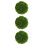 3 Pzas Esferas Artificial Verde 10 Cm Decoración 10