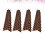 4Pcs Plastic Bird Spike Fence Nail Anti-Climbing Security Tool 9