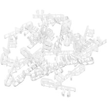 72Pcs Wear-Resistant Hidden Valance Clips for Curtain and Blind Repair
