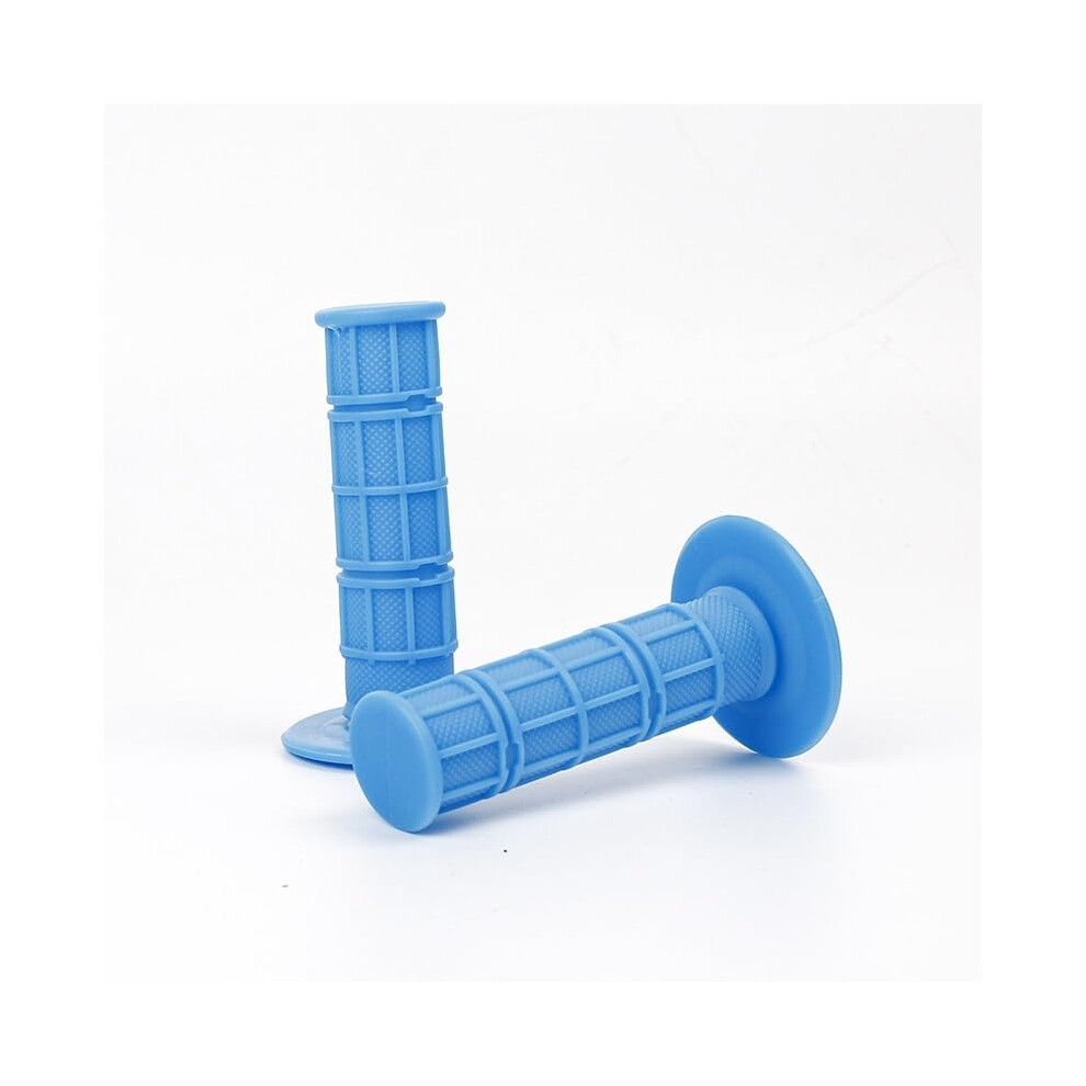 7/8" 22Mm Motorcycle Grips Rubber Handlebar Grips For Dirt Bike Sky Blue 9016109207845