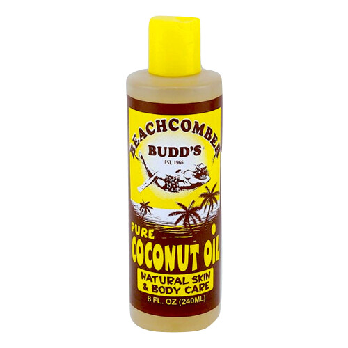 Aceite de coco perfumado puro Hawaiian Beachcomber Budd's, 8 onzas