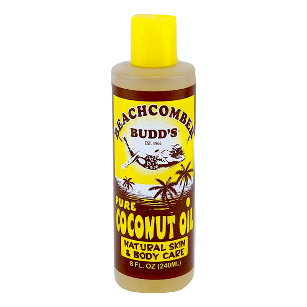 Pupaint Hawaiian Beachcomber Budd's Pure Scented Coconut Oil 8 Ounce