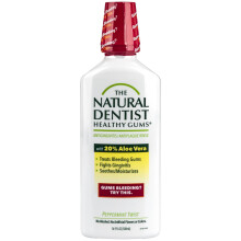 Dentista natural, gengivas saudveis, antigengivite, enxgue, toro de hortel-pimenta, 16,9 onas (pacote com 2)