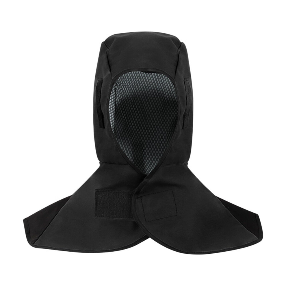 Welding Hooded Neck Covering Flame Retardant Welding Cape Washable Breathable Welding Covering Black For Men 9016109207975