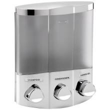 Better Living Products 76344-1 Euro Series TRIO 3-komorov dvkovac mdla a sprchy Chrome
