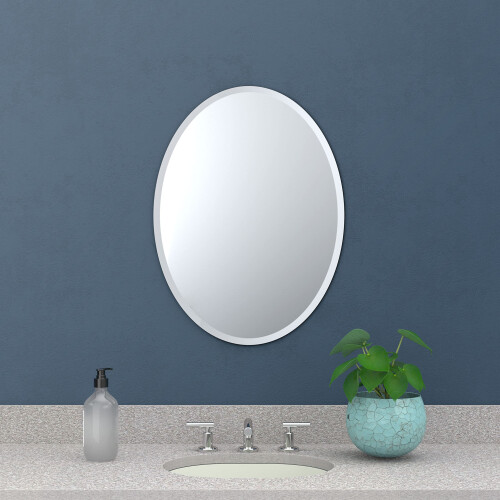 Gatco Gatco biselado Easy Mount Mirror 26.5 """" H x 19.5 """" W Silver 1