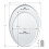 Gatco Gatco biselado Easy Mount Mirror 26.5 """" H x 19.5 """" W Silver 3