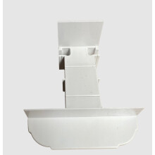 Rehau 70mm Scotia Mullion End Cap White