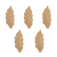 5 Pezzi Portaposate In A Forma Foglia