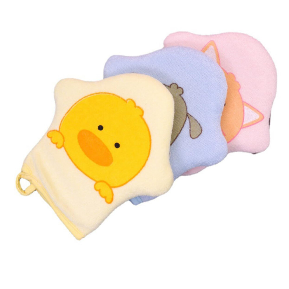 Natural Bath Sponges 4 Pack Cartoon Style Kids Exfoliating Bath Sponges For Boys And Girls Travel