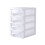 Four Layer Plastic Drawer Storage Cabinet Portable Desktop Organizer 3