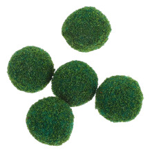 5 Unidades Bolas De Grama Artificial Para Miniaturas E Cenários DIY