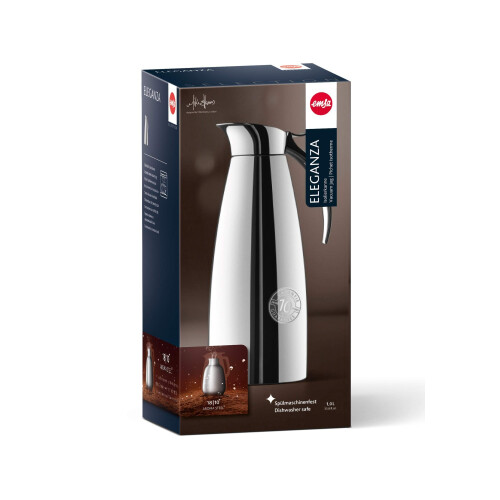 Carafe isotherme - EMSA - 1 l - Inox - Gris 2