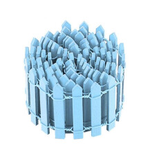 Miniature Fairy Garden Fence 35.1-Inch Wooden Decorative Picket Fence For Fairy Gardens, Light Blue Border Ornament