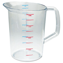 Rubbermaid Komercn produkty Bouncer Pruhledn odmerka 16-Cup/4-Quart Clear Siln potravinrsk kvalita Snadn cten pro tekut/such ingredience pro