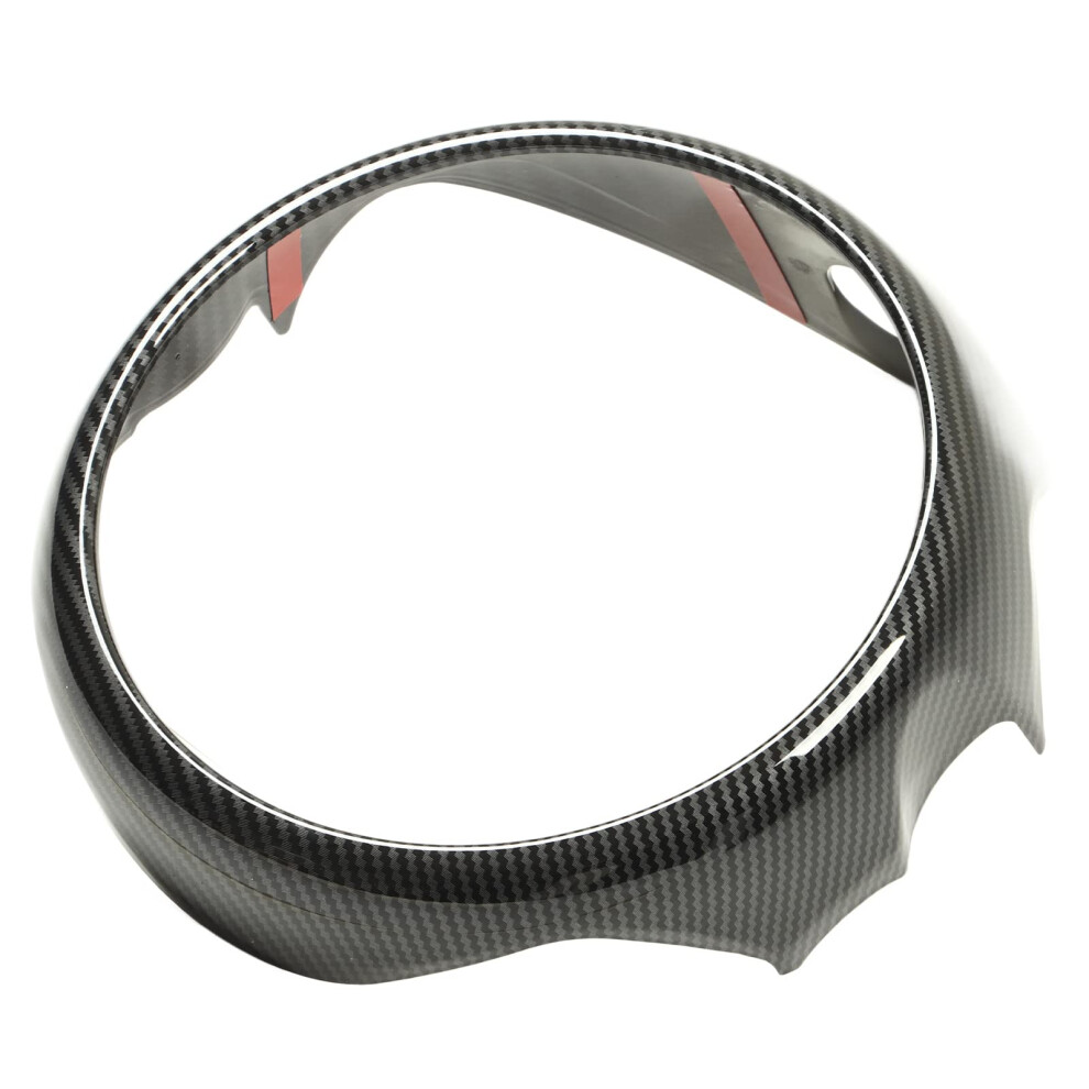 Center Console Speedometer Cover For R54 R55 R56 Mini Cooper Carbon Fiber Abs Trim Easy Installation 9393856111497