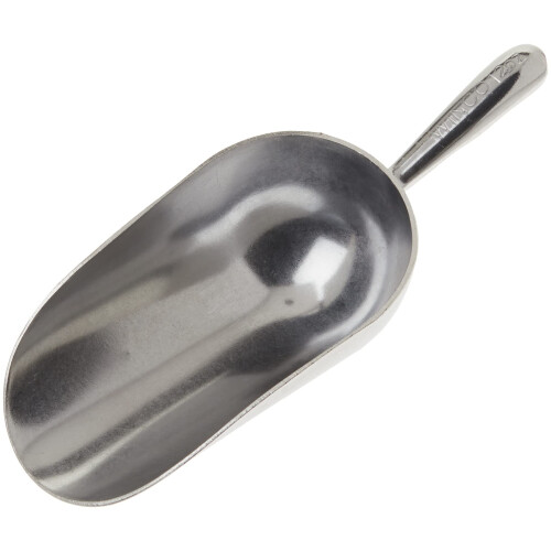 Winco Aluminium Utility Scoop, 12-Ounce, Medium