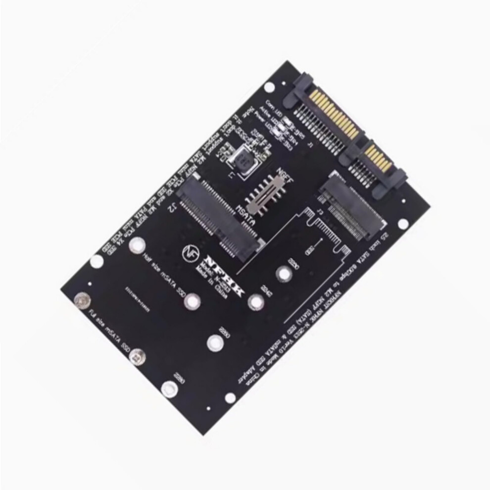 Ngffs Msata To Sata3 Conversion Adapter Card M.2 Ngff To Sata Iii Adapter For Msata Drives 9016109210401