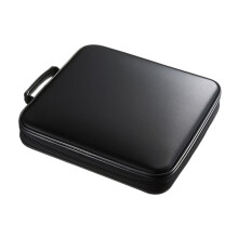 Slot DVD Organizer Case With Pages Scratch Resistant Hard PP CD Box Disc Storage Pouch Black