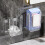 Tissue Box Holder Acrylic Wall Mounted Dispenser For Baby Storage Container 4