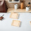 25 Stk. Holz Tabletts Quadratisch Puzzle Boxen 6