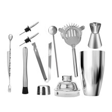 9Teiliges 750Ml Cocktailshaker Set Aus Für Die Heimbar