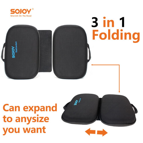 Sojoy iGelComfort 3 σε 1 Αναδιπλούμενο Gel Μαξιλάρι Καθίσματος με Μνήμη 2