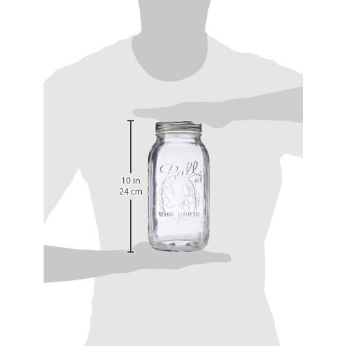 Βάση Βαθιάς Χωρητικότητας 64 oz, Πλατύ Στόμιο, Σετ 2 τεμ 2