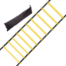 Agility Exercise Ladders Instant Setup Tool For Adults And Young Athletes - Portable Lightweight Footwork Ladder