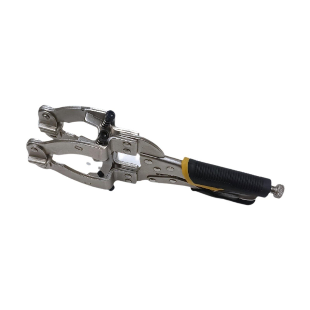 Locking C Clamp Pipe And Tube Clamp With Four Pads 11-Inch Ergonomic Grip For Welding And Woodworking 9354506070014
