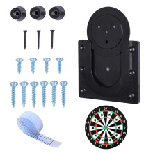 Dart Board Bracket Black, For Hanging Dart Board, Dart Board Stand With Screws And Stabilisers