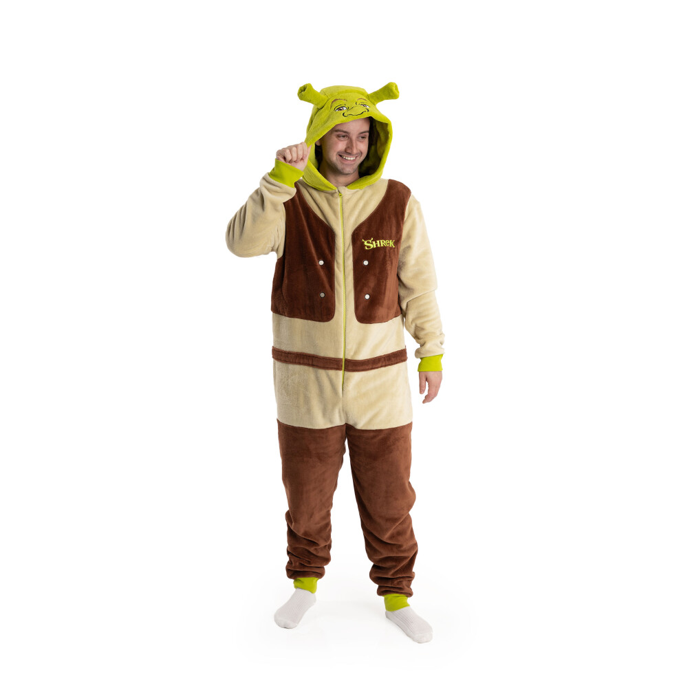 Shrek Men's Beige Onesie (Unisex )