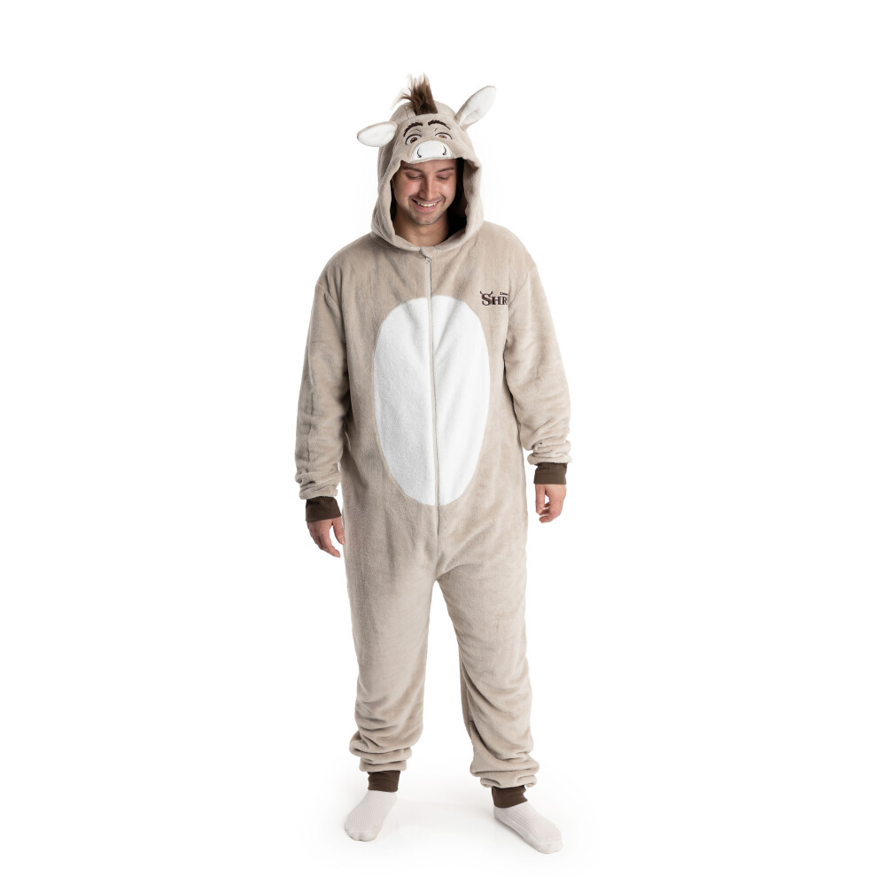 Shrek Men's Brown (Small) Onesie (Unisex )