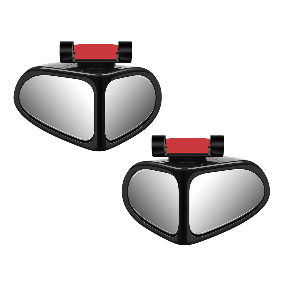 Wide Viewing Rearview Attachments 360-Degree Rotation Glass For Vehicle Blind Spot Reflectors 9393856112661