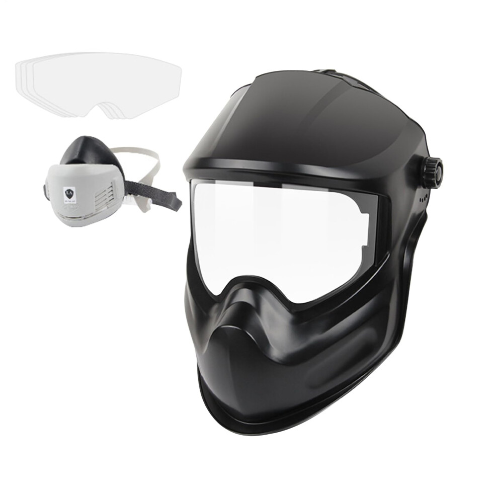 Welding Helmet Dust-Proof Large Viewing Shield For Arc Mig Tig Stick Welding Automotive Construction Mask Included 9354506070298