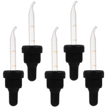 5 Piezas Goteros Graduados Para Esenciales 30 Ml Plástico