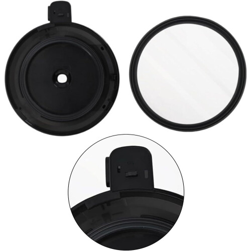 Reusable Outer Bowl Lid Ice Cream Maker Replacement Component ABS Texture For Smooth Operations And Splash Prevention Ice Cream Maker Lid 1