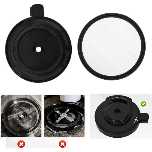 Reusable Outer Bowl Lid Ice Cream Maker Replacement Component ABS Texture For Smooth Operations And Splash Prevention Ice Cream Maker Lid 2
