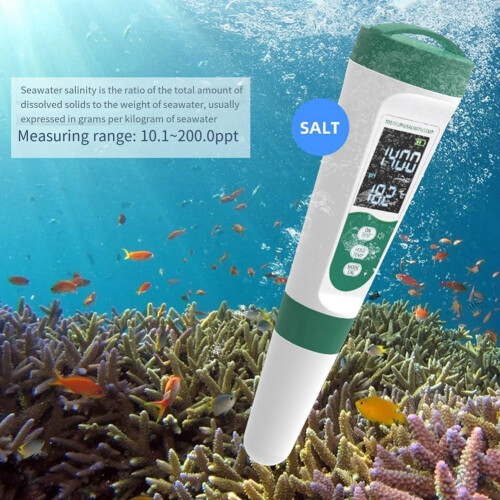 Water Quality Test Pen pH Meter EC Tester, Multi-Parameter Water Quality Tester With Voice Model 1