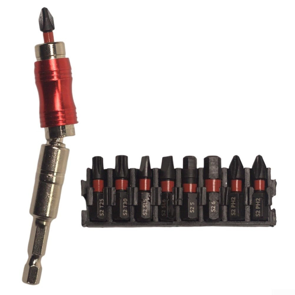 Electric Screwdriver Extension Rod Quick-Change Bit Conversion Adapter For Most Cordless Screwdrivers 9393856112890