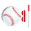 1 Set Baseball Pinata Mit Augenbinde, , Konfetti 1