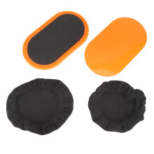 2Pcs Oval Yoga Schiebe Scheiben Sport Fitness Disc
