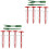 2Sets Lightweight Plastic Seed Spreader Seeder Hand Tool for Gardening 5